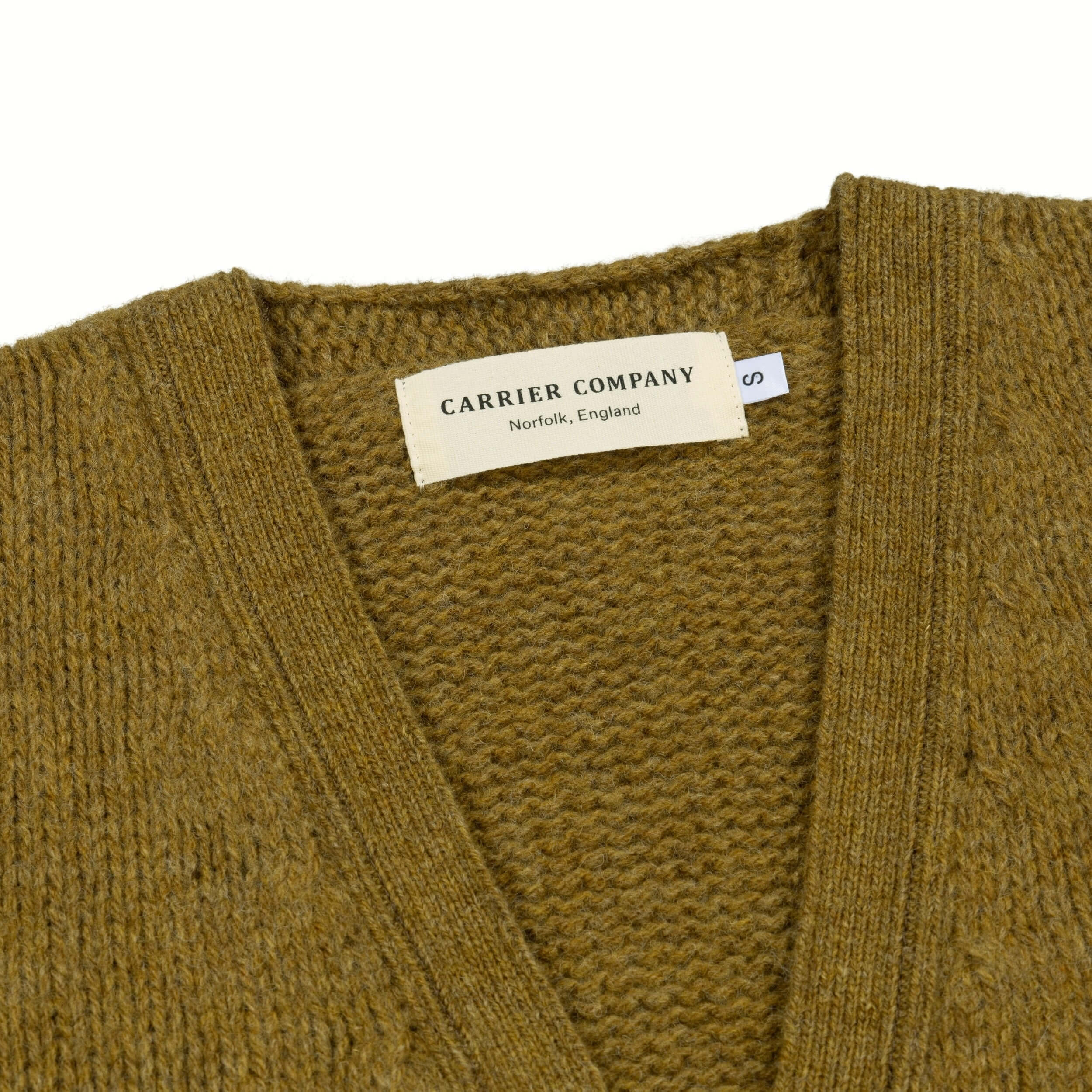 Carrier Company Sleeveless Cardigan in Sea Moss