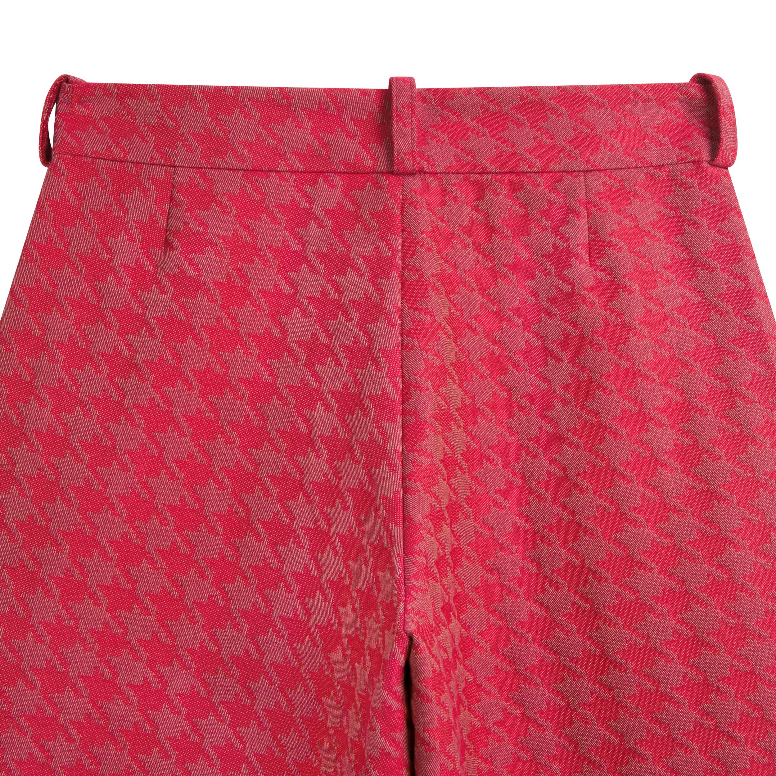 Carrier Company x Flora Soames Dutch Trouser in Crimson Walt