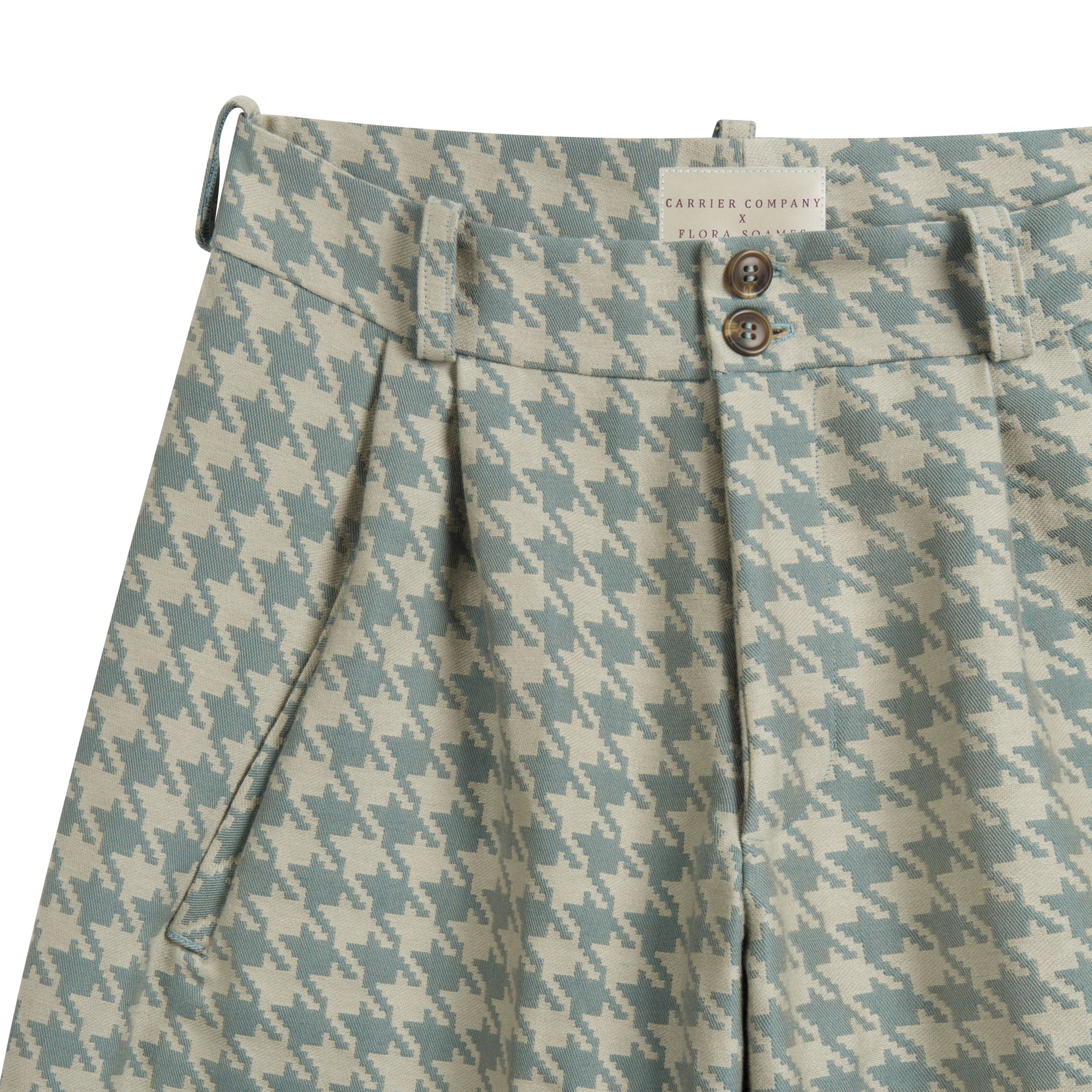 Carrier Company x Flora Soames Dutch Trouser in Duck Egg Walt