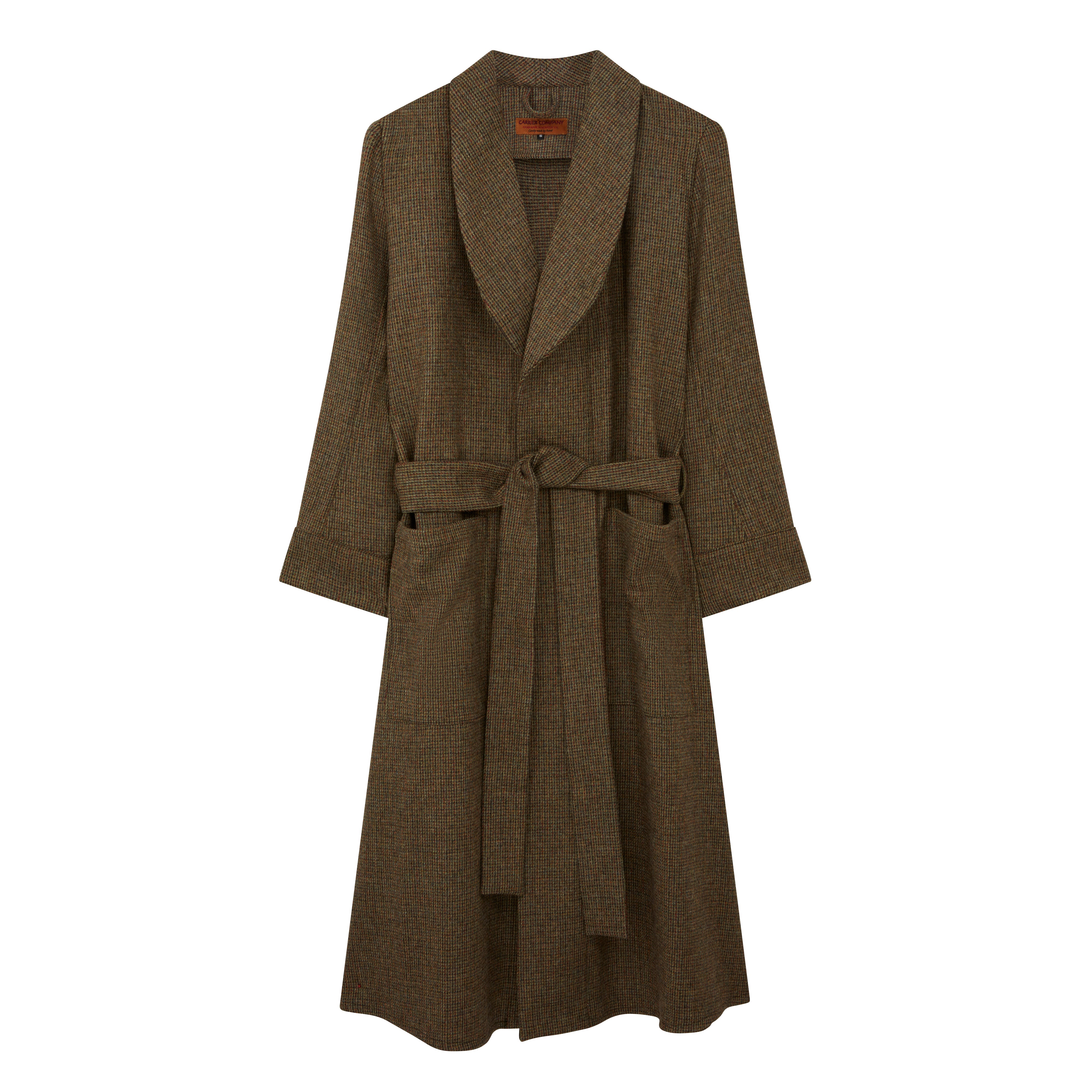 Carrier Company Dressing Gown in Green Check