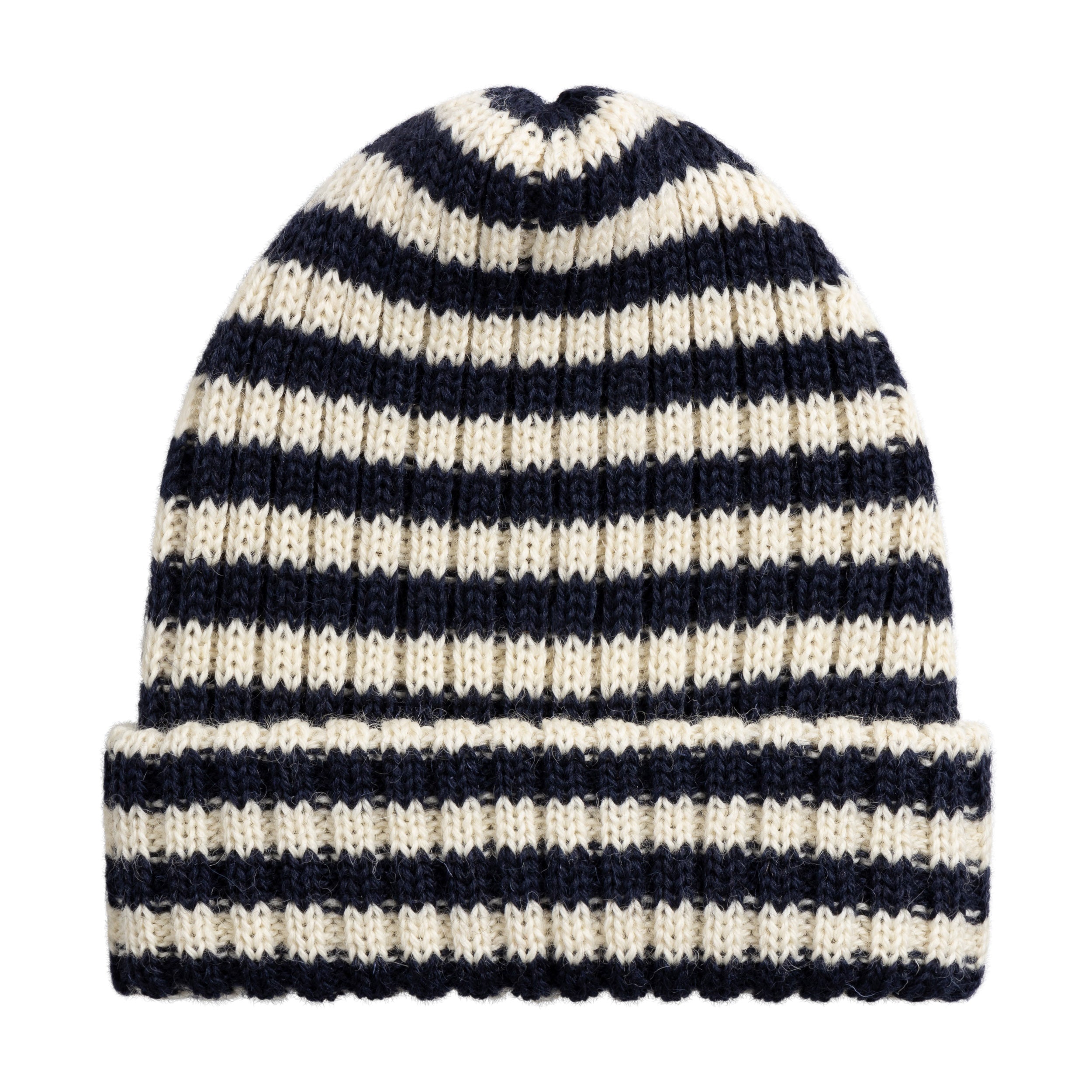 Carrier Company Le Tricoteur Premium Hat in Navy Stripe