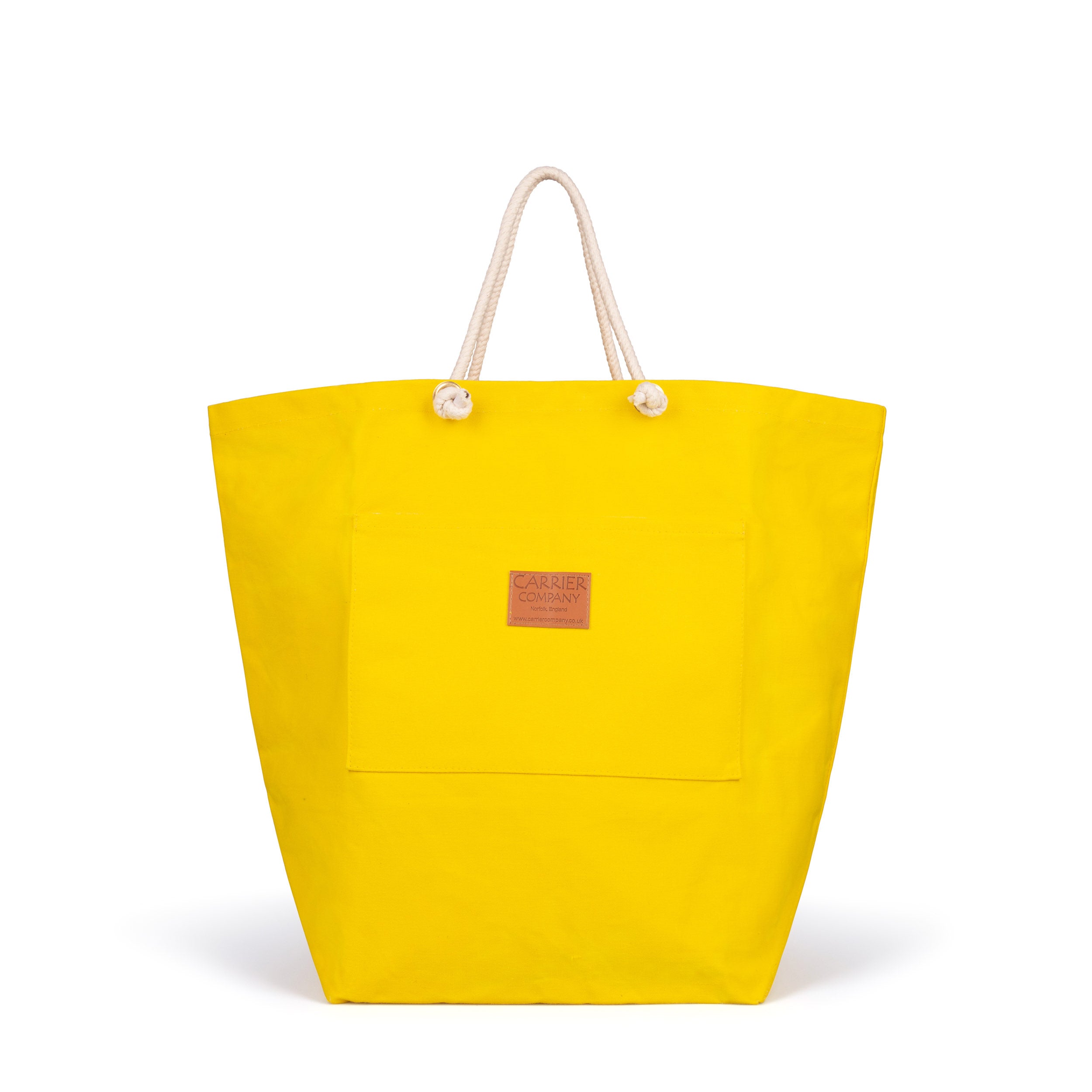 Yellow store beach bag