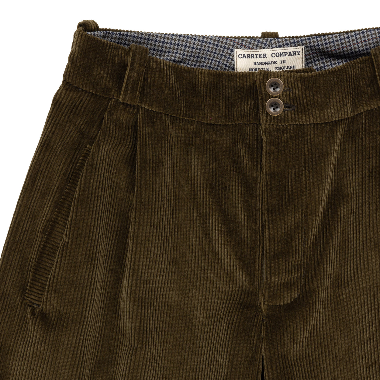 Dutch Trouser in Olive Corduroy – Carrier Company