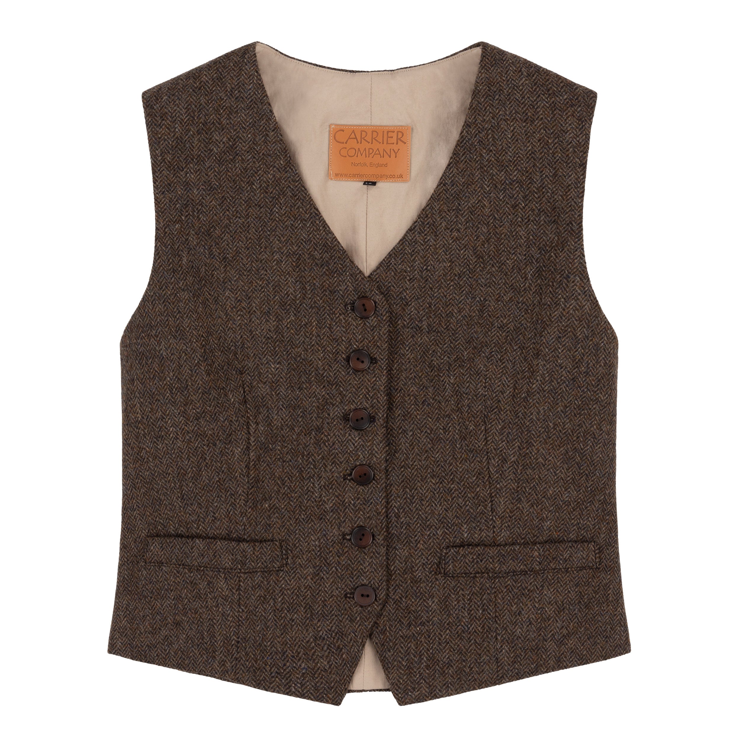 Women's Waistcoat | Irish Wool | Wool Waistcoat | Carrier Company