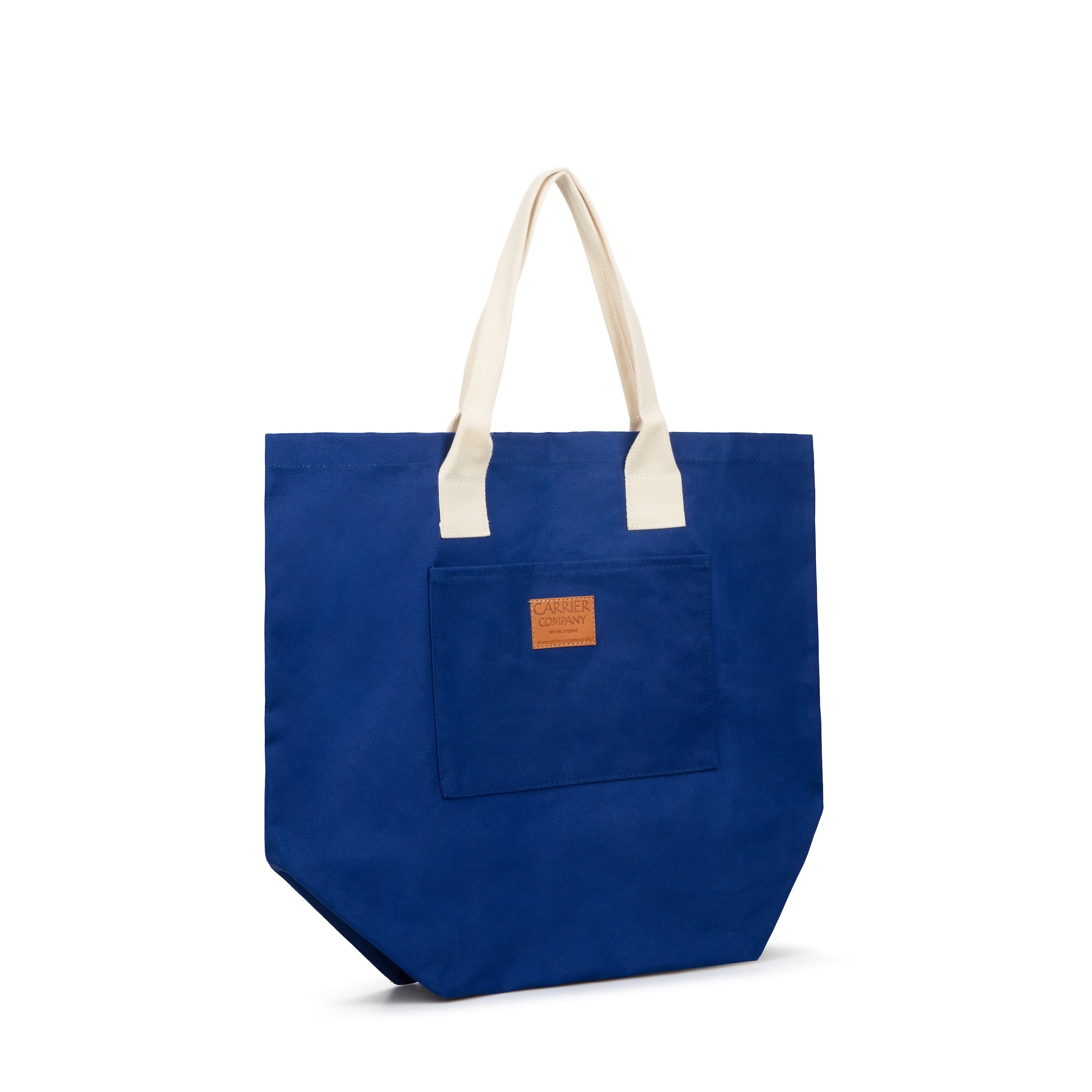 Navy and discount white beach bag