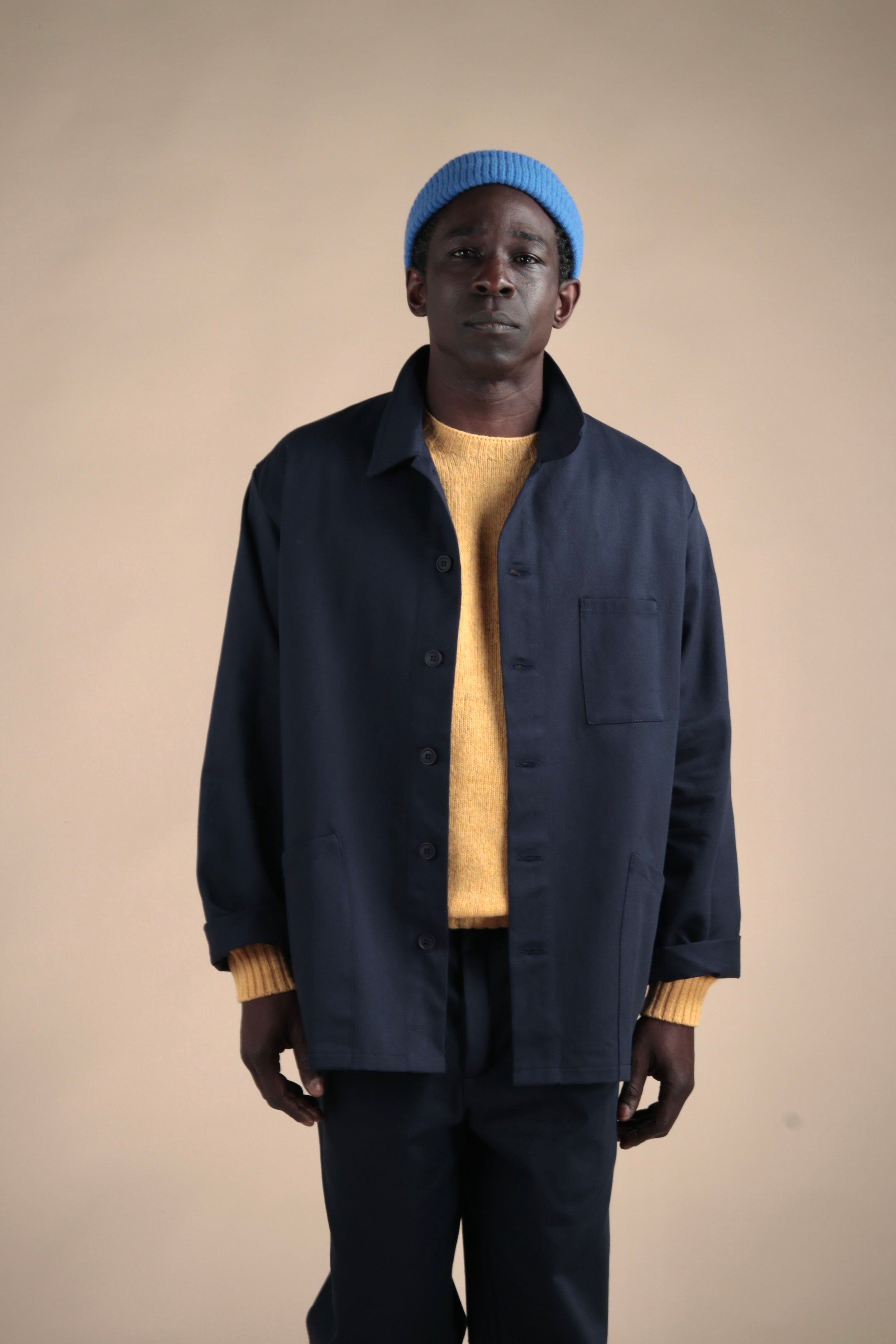 Navy on sale work jacket