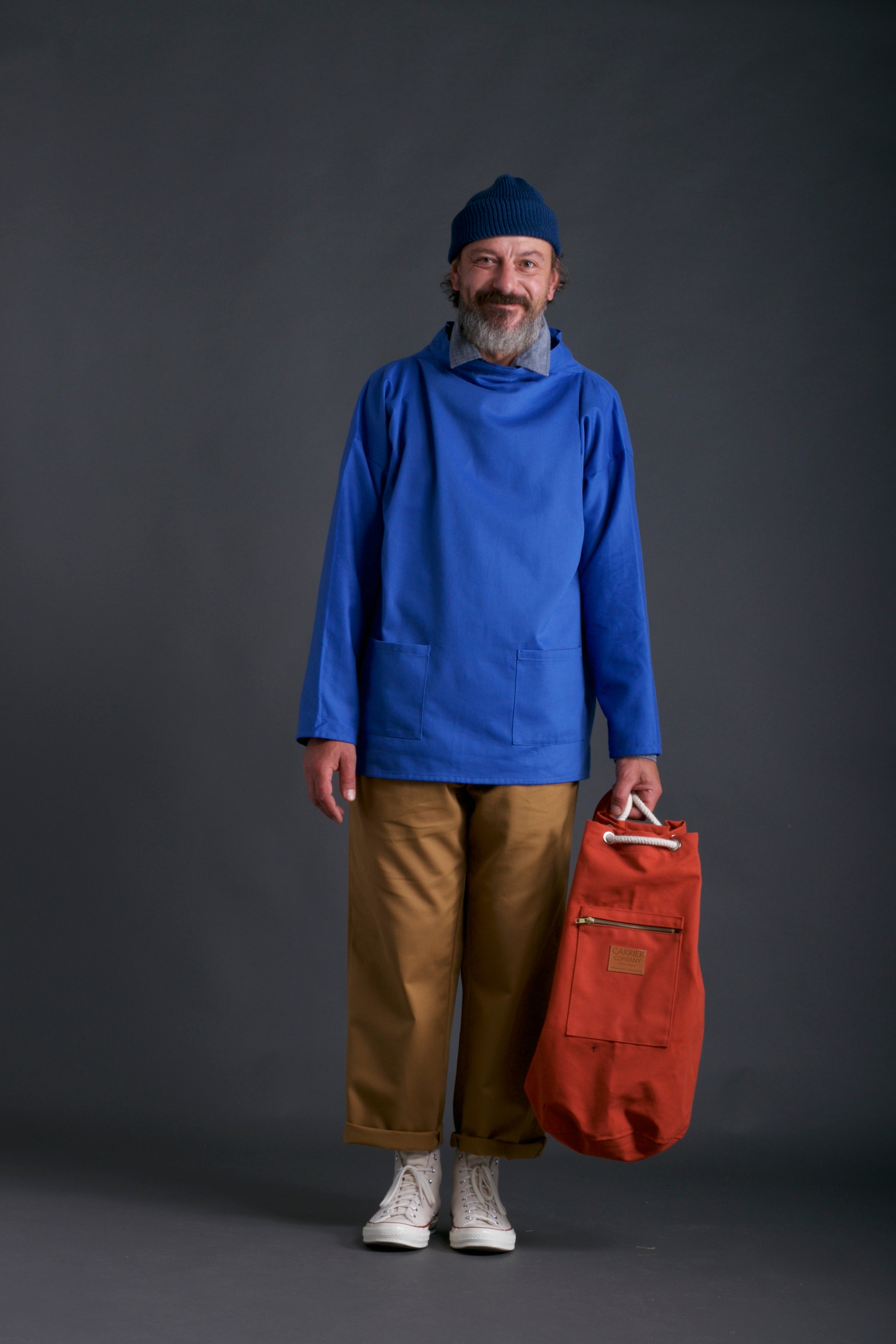 British Fisherman Newlyn Smocks Olive-L-