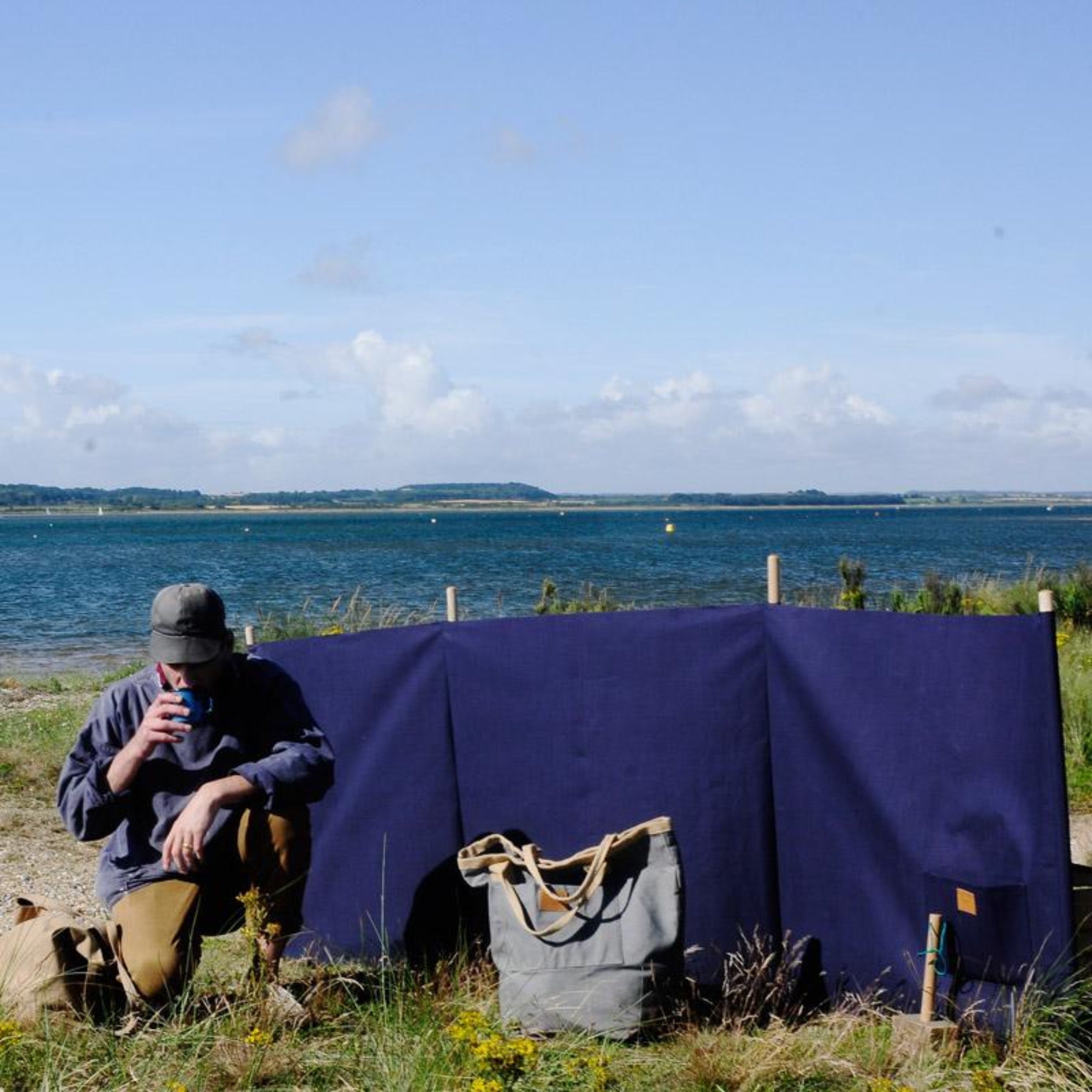 Beach sales windbreak canvas